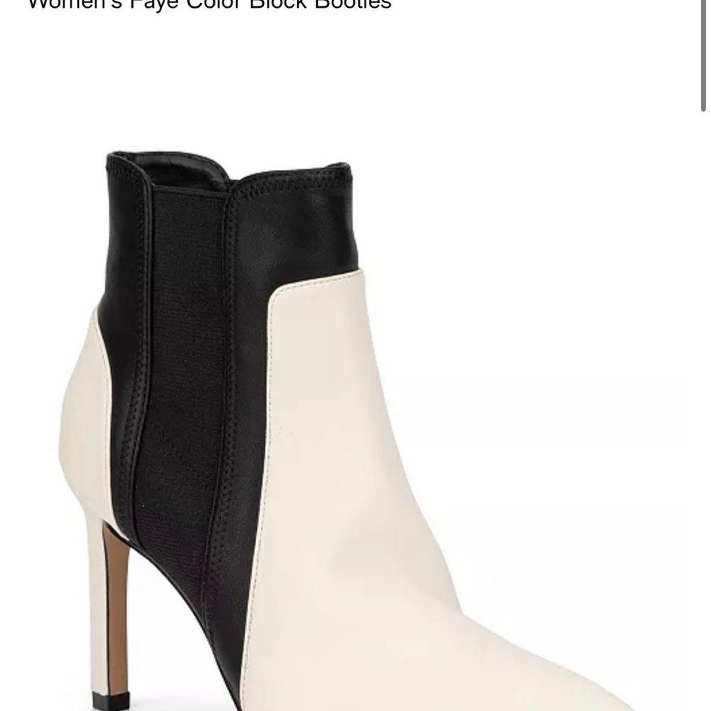 New York & Company Black and Cream Ankle Booties